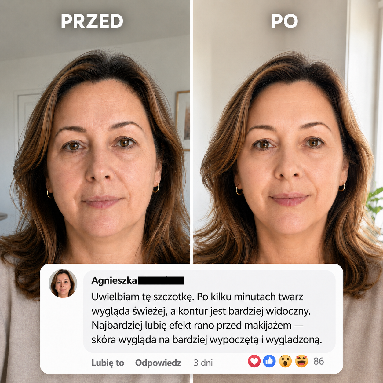 LONAFOX™ Szczotka do Twarzy Face Sculpt