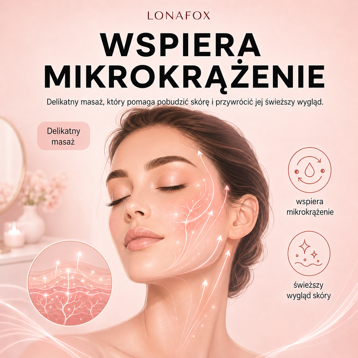 LONAFOX™ Szczotka do Twarzy Face Sculpt